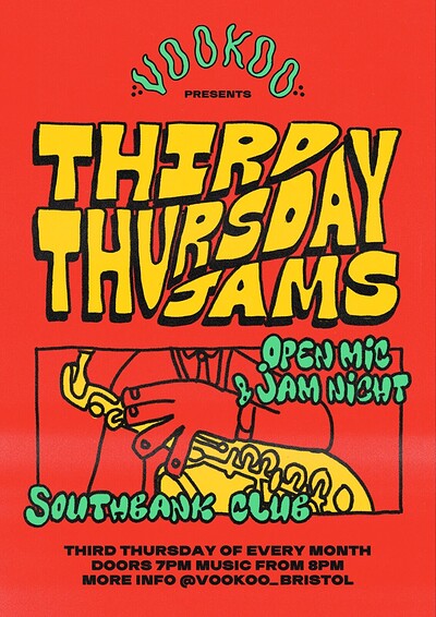VooKoo: Open Mic + Jam Night + Clothes Swap at SouthBank