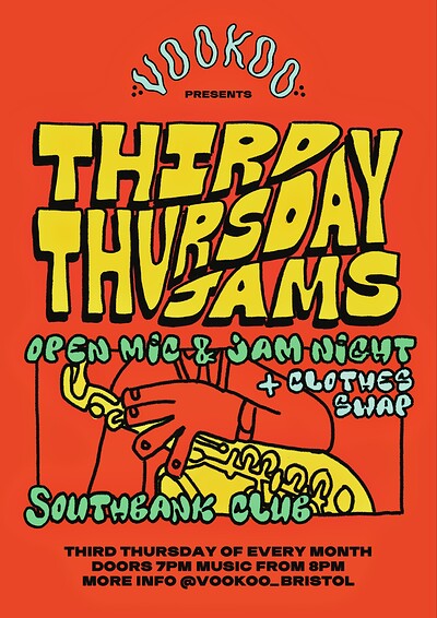 Open Mic + Jam Night + Clothes Swap at SouthBank