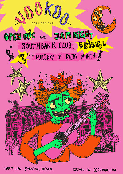 VooKoo's Open Mic + Jam Night at SouthBank