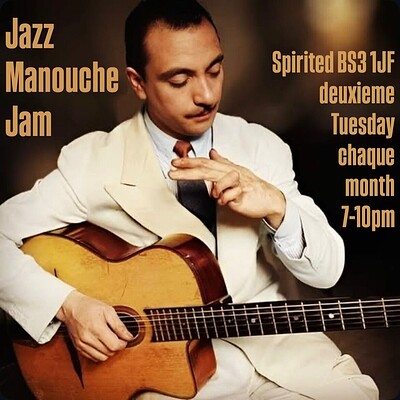 Jazz Manouche Jam at Spirited Bristol