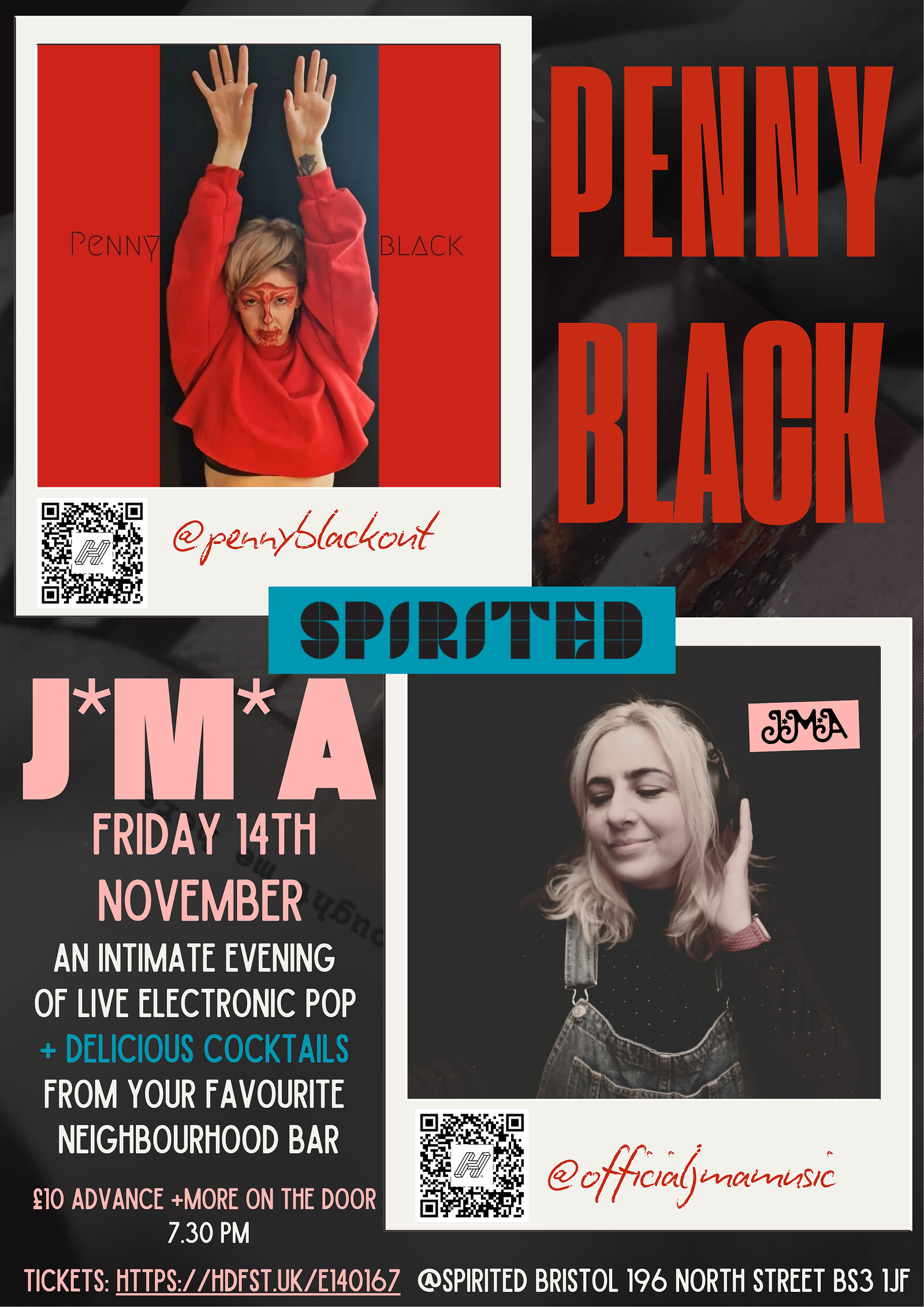 Penny Black + J*M*A at Spirited Bristol
