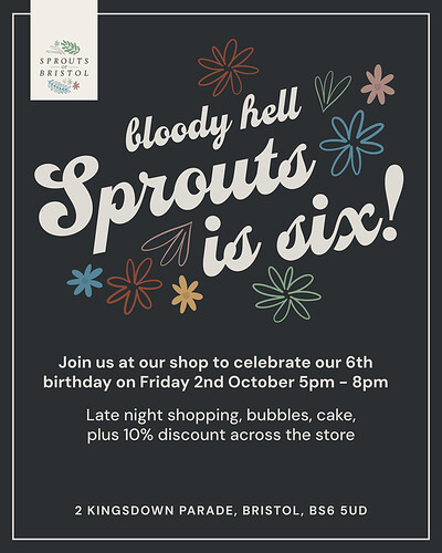 Sprouts’ 6th Birthday Party at Sprouts of Bristol