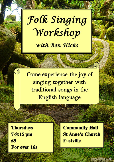 Folk singing session at St Anne's Church