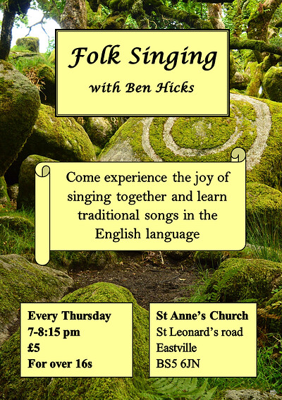 Folk singing session at St Anne's Church