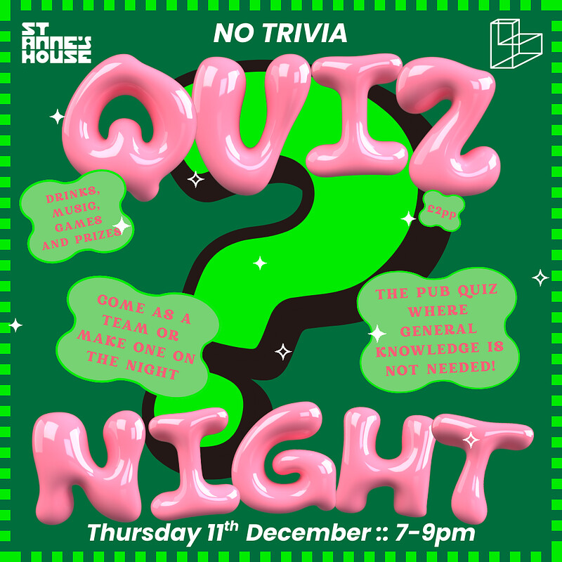 St Anne's House: Quiz Night at St Anne's House (BS4)