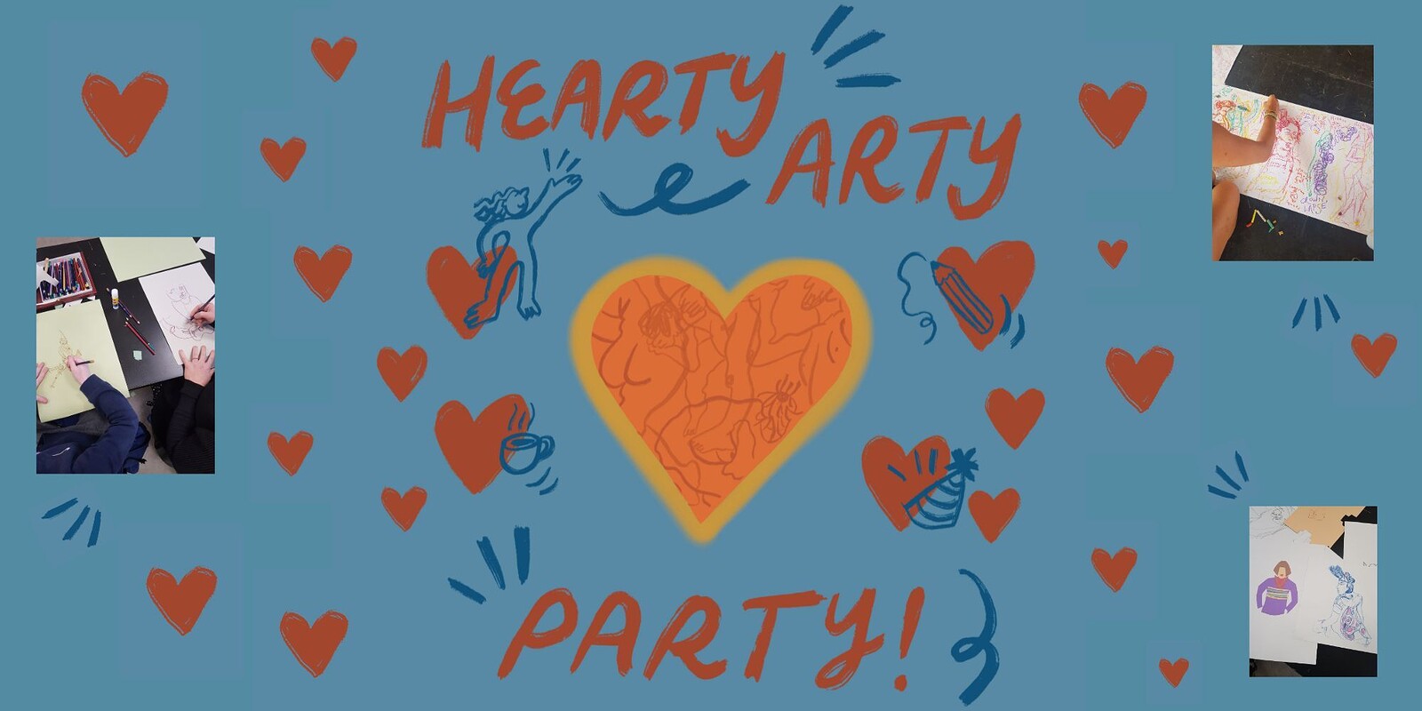 Hearty Arty Party with United Models Life Drawing at St Anne's House