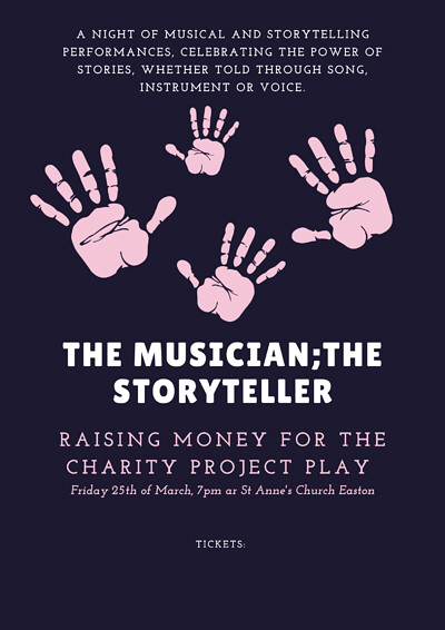 The Musician; The Storyteller at St Annes Church Easton