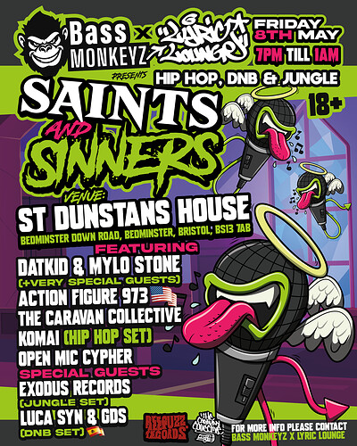 Saints & Sinners - Datkid & Mylo Stone, Action Figure 973 + MORE at St Dunstan's House
