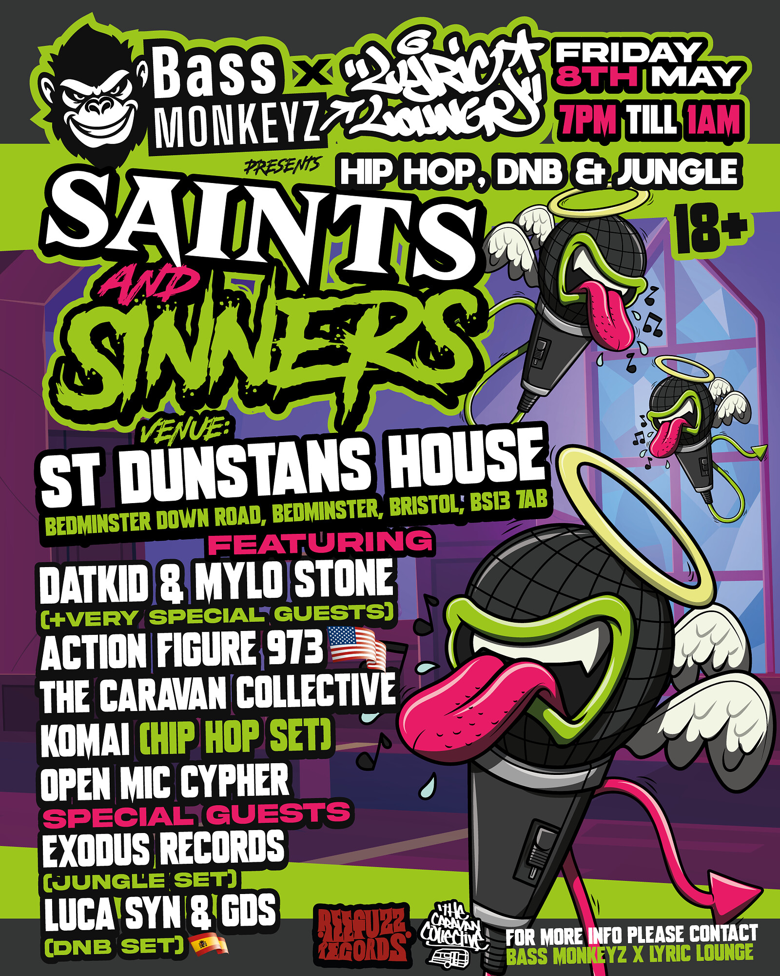 Saints & Sinners - Datkid & Mylo Stone, Action Figure 973 + MORE at St Dunstan's House