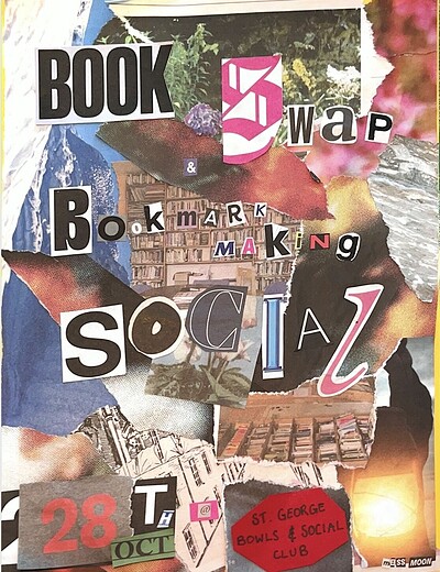 Book swap & bookmark making social at St George bowls and social club