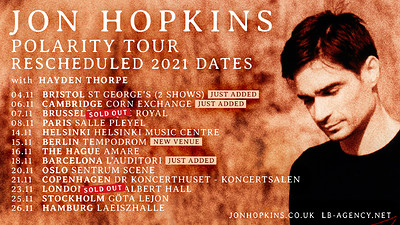 Jon Hopkins  // 2 x Shows at St George's Bristol