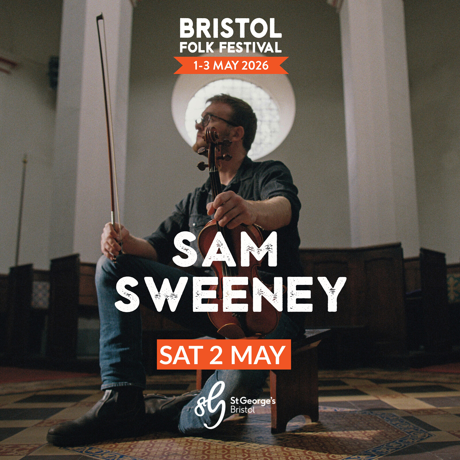 Sam Sweeney + Âellin + Robbie Cavanagh at St George's Bristol