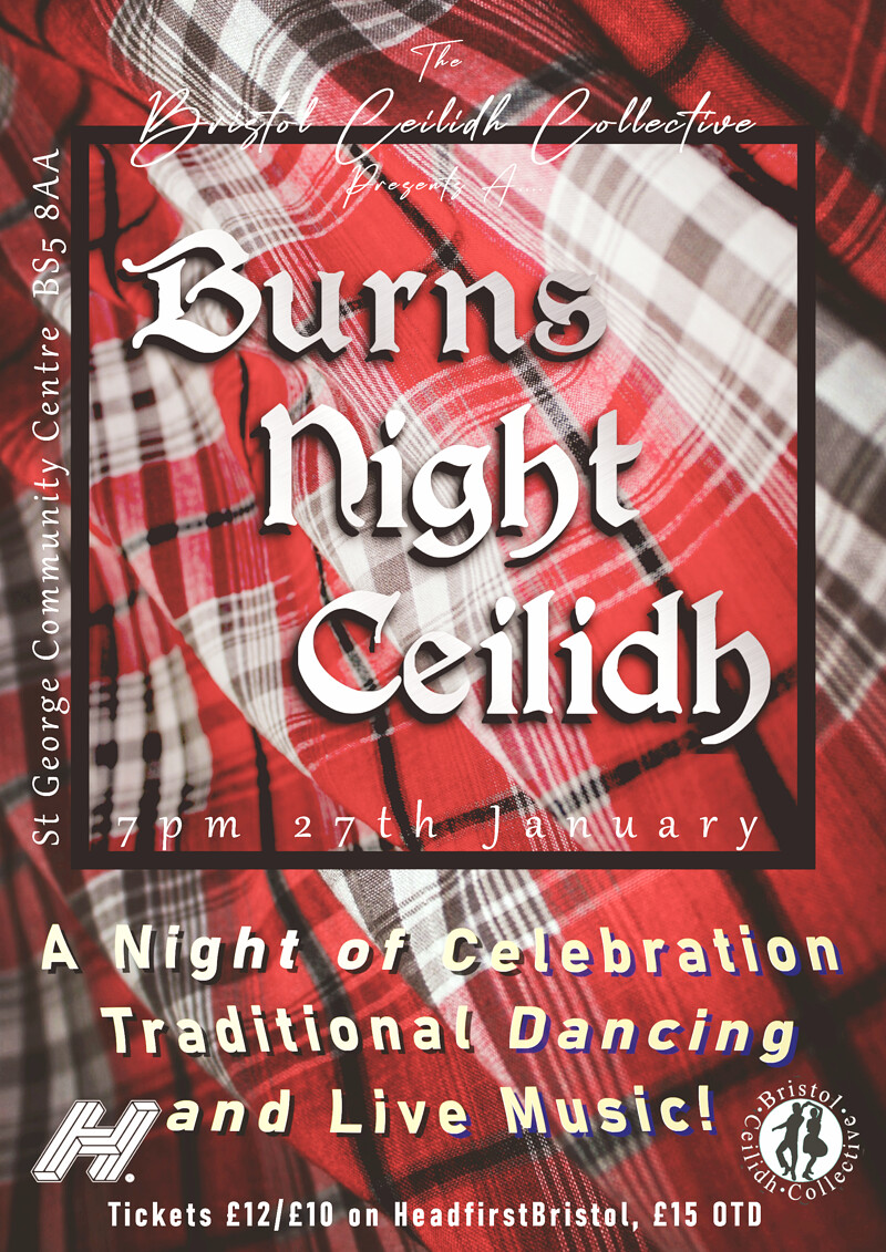Burns Night Ceilidh Dance at St Georges Community Centre, BS5 8AA