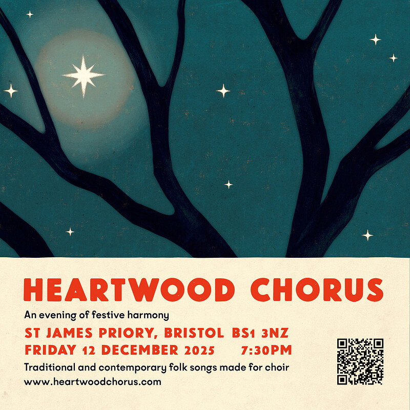 Wintery Folk Choir Magic at St James Priory