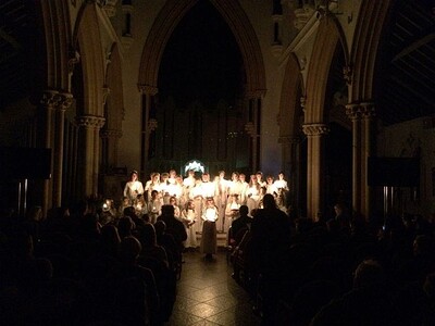 Lucialördag / Lucia saturday at St Marys Church, Stoke Bishop