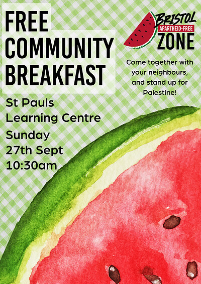 Bristol Apartheid-Free Zone Community Breakfast at St Paul's Learning Centre