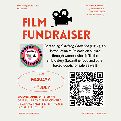 Film Screening and Fundraising Night for Palestine at St Pauls Learning Centre