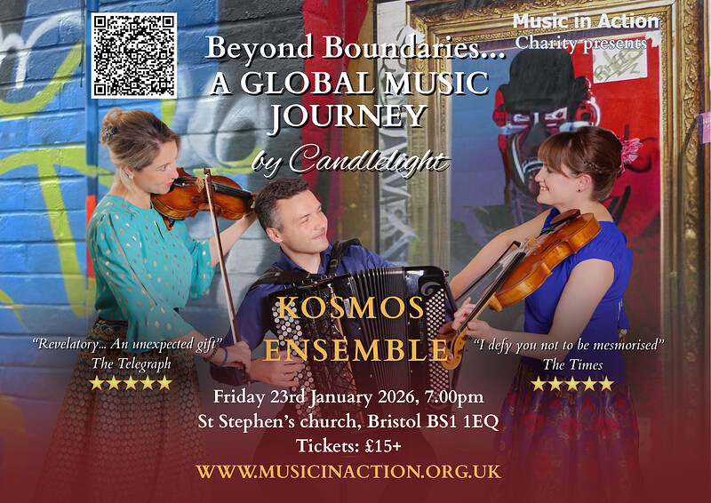 Beyond Boundaries - A Global Music Journey - Kosmos Ensemble at St Stephen's Church, Bristol, BS1 1EQ