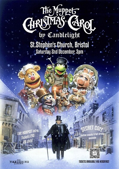 Muppets Christmas Carol by candlelight at St Stephen's Church