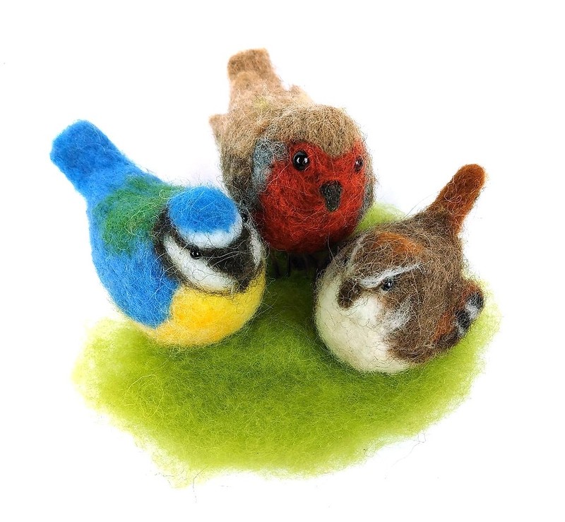 Needle Felting Birds at St Werburghs Community Centre