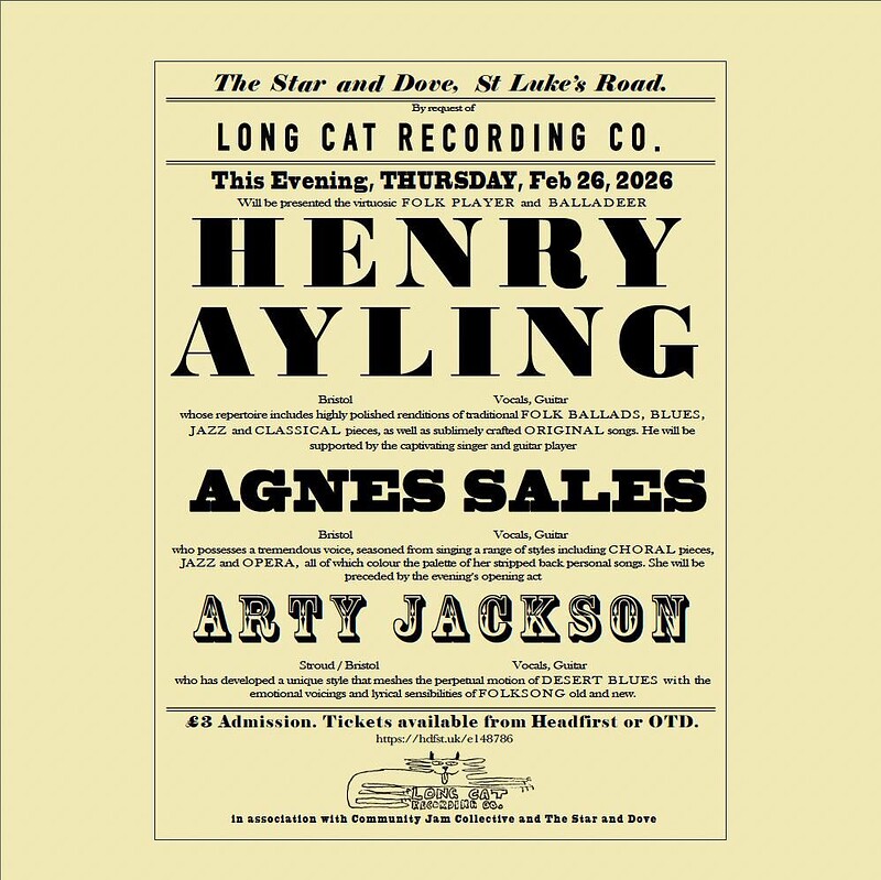 HENRY ALYLING + AGNES SALES + ARTY JACKSON at Star & Dove