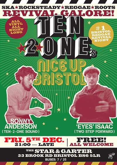 Ten2One’s Revival Reggae night at Star & Garter