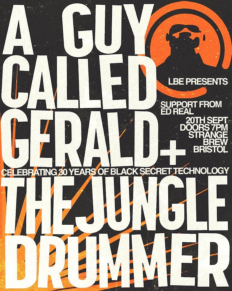 A Guy Called Gerald + The Jungle Drummer at Strange Brew