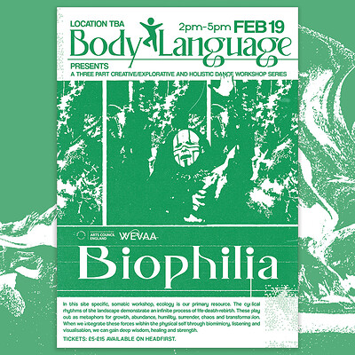 Biophilia - Dance Workshop at Snuff Mills