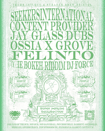 Resurrection ft. SKRS / FELINTO / JGD x DALI / GROVE x OSSIA at Strange Brew