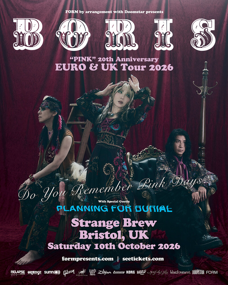 Boris - 'Pink' 20th Anniversary UK Tour at Strange Brew