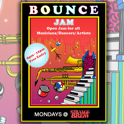 Bounce Mondays - Open jam at Strange Brew