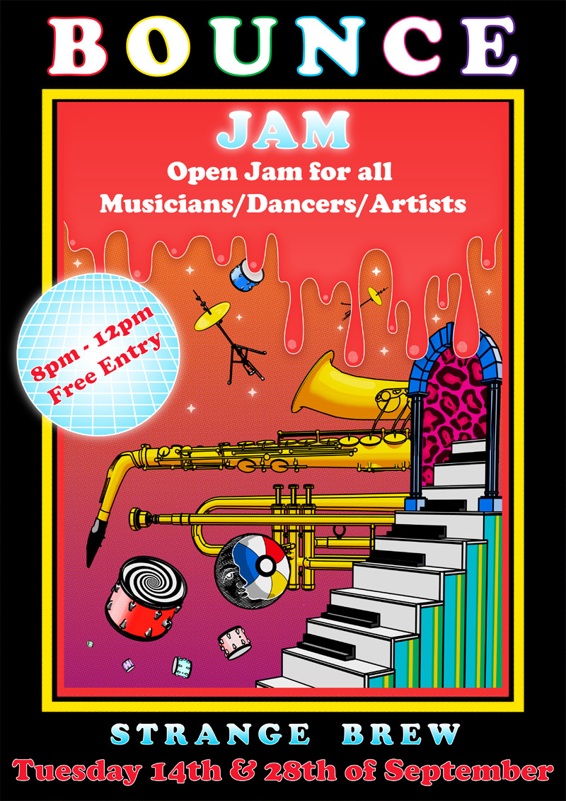 Bounce - open jam at Strange Brew