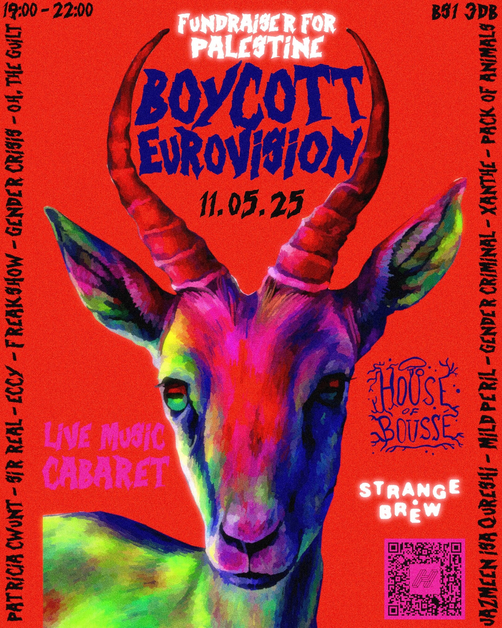 BOYCOTT EUROVISION - PALESTINE FUNDRAISER at Strange Brew