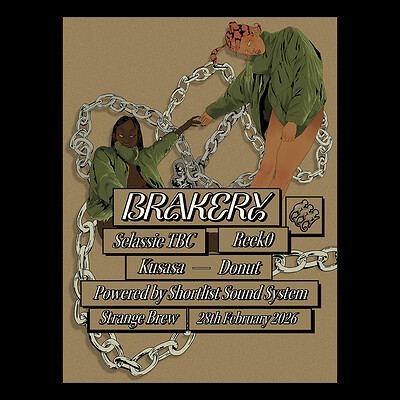 Brakery w/ Reek0, Selassie TBC, Kusasa & Donut at Strange Brew