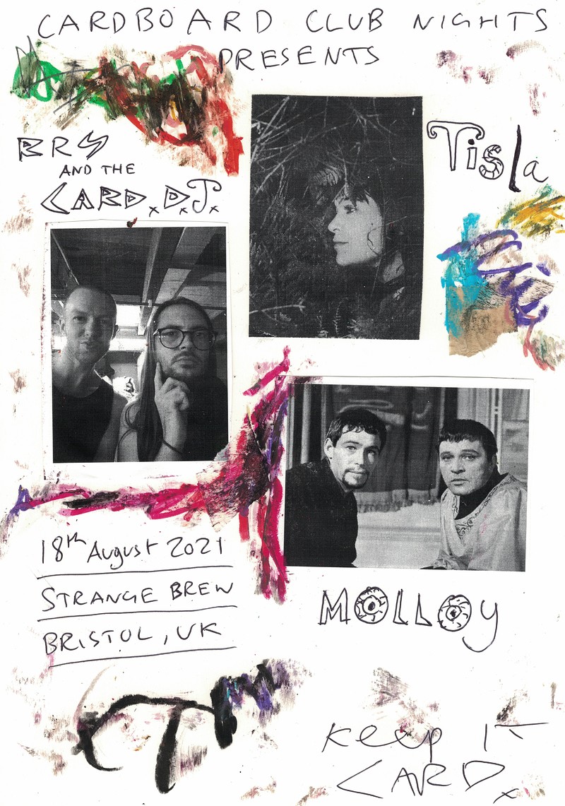 Cardboard Club w/ Tisla, RRS & Molloy at Strange Brew