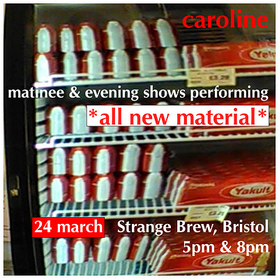 caroline at Strange Brew