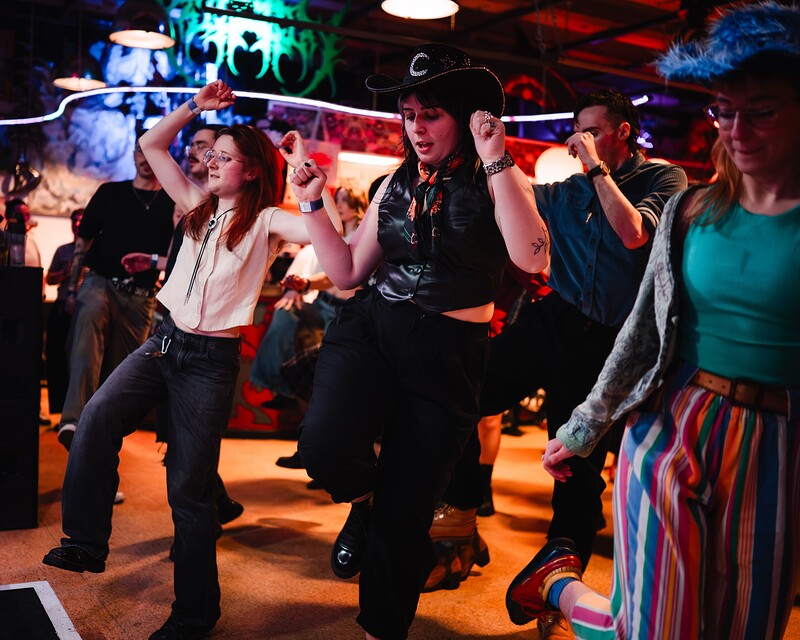 Chaps and Straps - Queer Line Dancing at Strange Brew