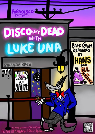 Disco Isn’t Dead with Luke Una + Safiye at Strange Brew