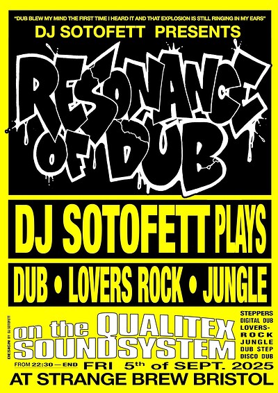 DJ Sotofett: all night long on the Qualitex Soundsystem at Strange Brew