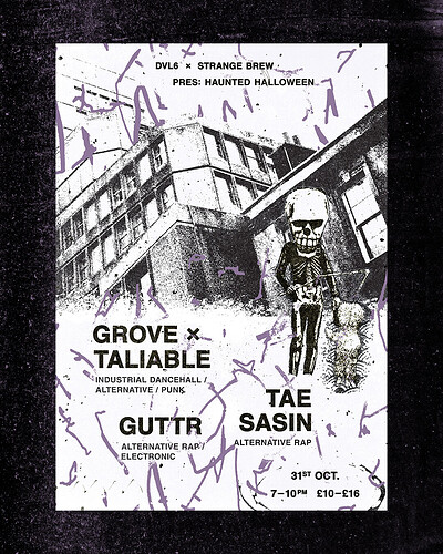 HAUNTED HALLOWEEN w/ Grove x Taliable + more at Strange Brew