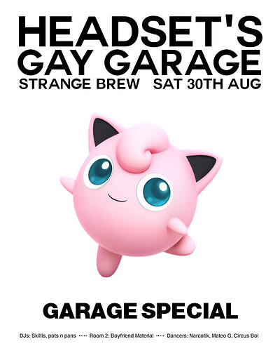 Headset's Gay Garage: 100% Garage Special at Strange Brew