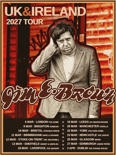 Jim E Brown + special guests at Strange Brew