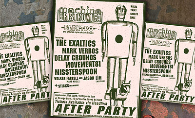 Machina Bristronica After Party w/ The Exaltics, Mark Verbos and more at Strange Brew