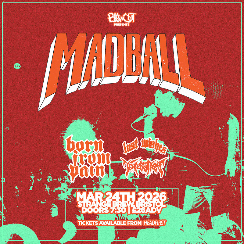 Madball + Born from Pain, Last Wishes and Tempers Fray at Strange Brew