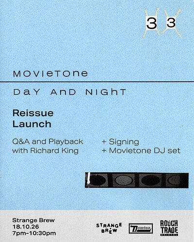 Movietone: Day And Night Album Q&A + Signing at Strange Brew