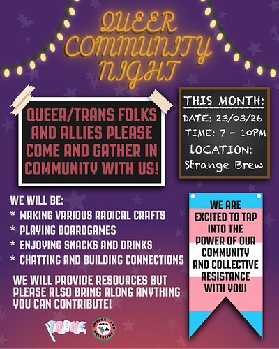 Queer Community Night at Strange Brew