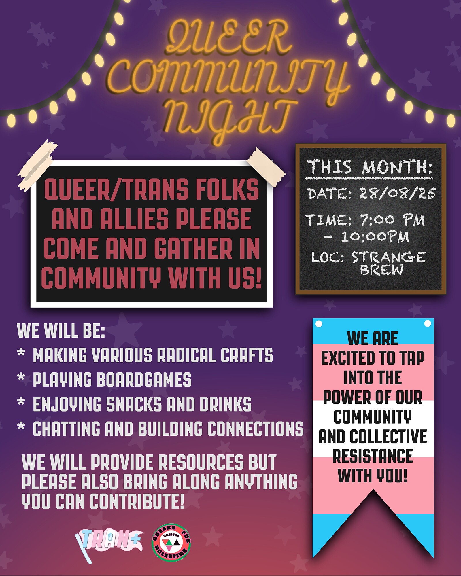 Queer Community Night at Strange Brew
