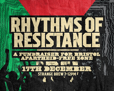 A fundraiser for Bristol Apartheid-Free Zone at Strange Brew
