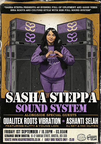 Sasha Steppa soundsystem presents at Strange Brew