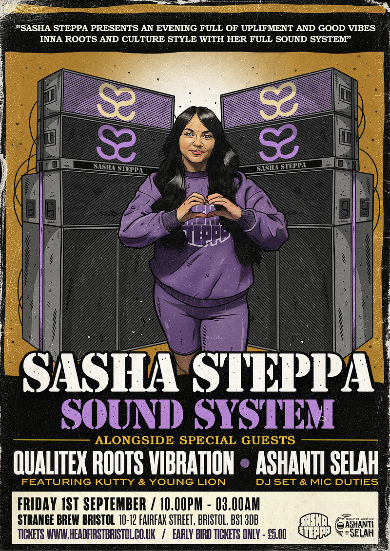 Sasha Steppa soundsystem presents at Strange Brew